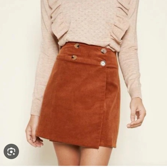 LIMITLESS CORDUROY HIGH WAISTED SKIRT - Picture 3 of 8